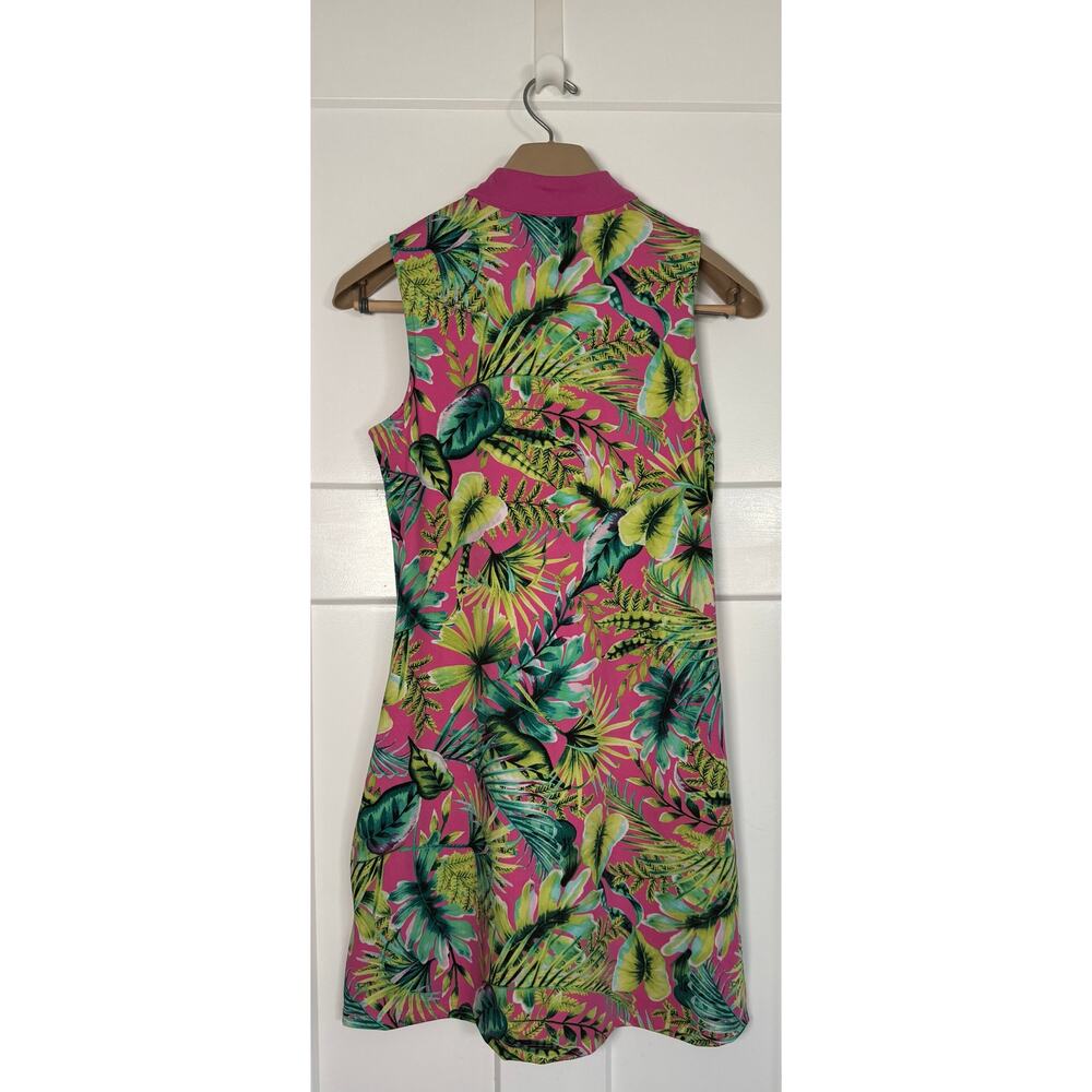 Tommy Bahama Dress Womens Size S Pink Floral Tropical Golf Performance Stretchy - Picture 2 of 11